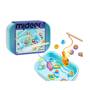 Đồ Chơi Câu Cá Nam Châm Bằng Gỗ Mideer Magnetic Fishing Toy 3+