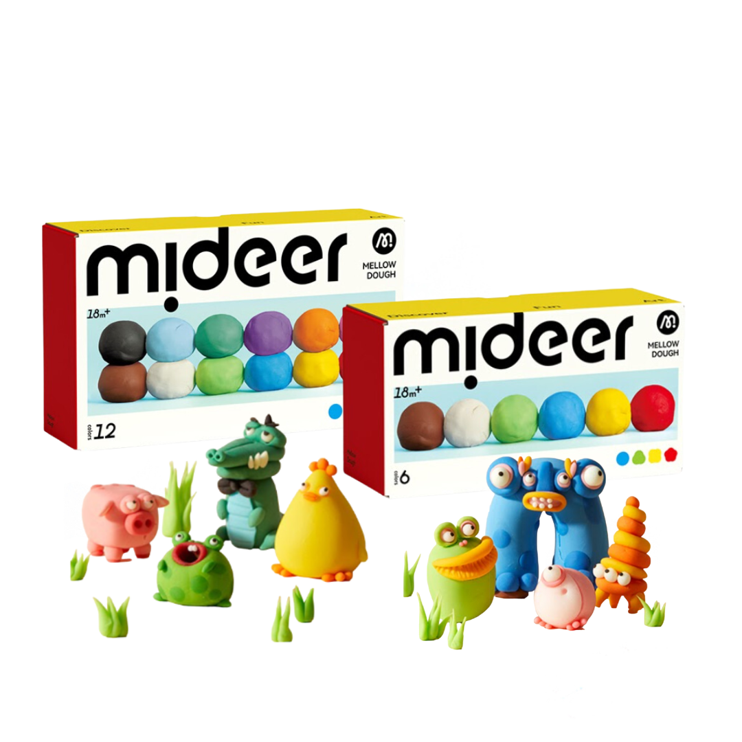 Đất nặn gạo an toàn không dính tay cho bé Mideer Mellow Dough