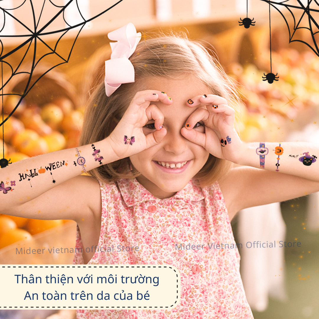 Hình Dán Chủ Đề Halloween Mideer Middle-Halloween Dress up Sticker Pack 3+ (4)