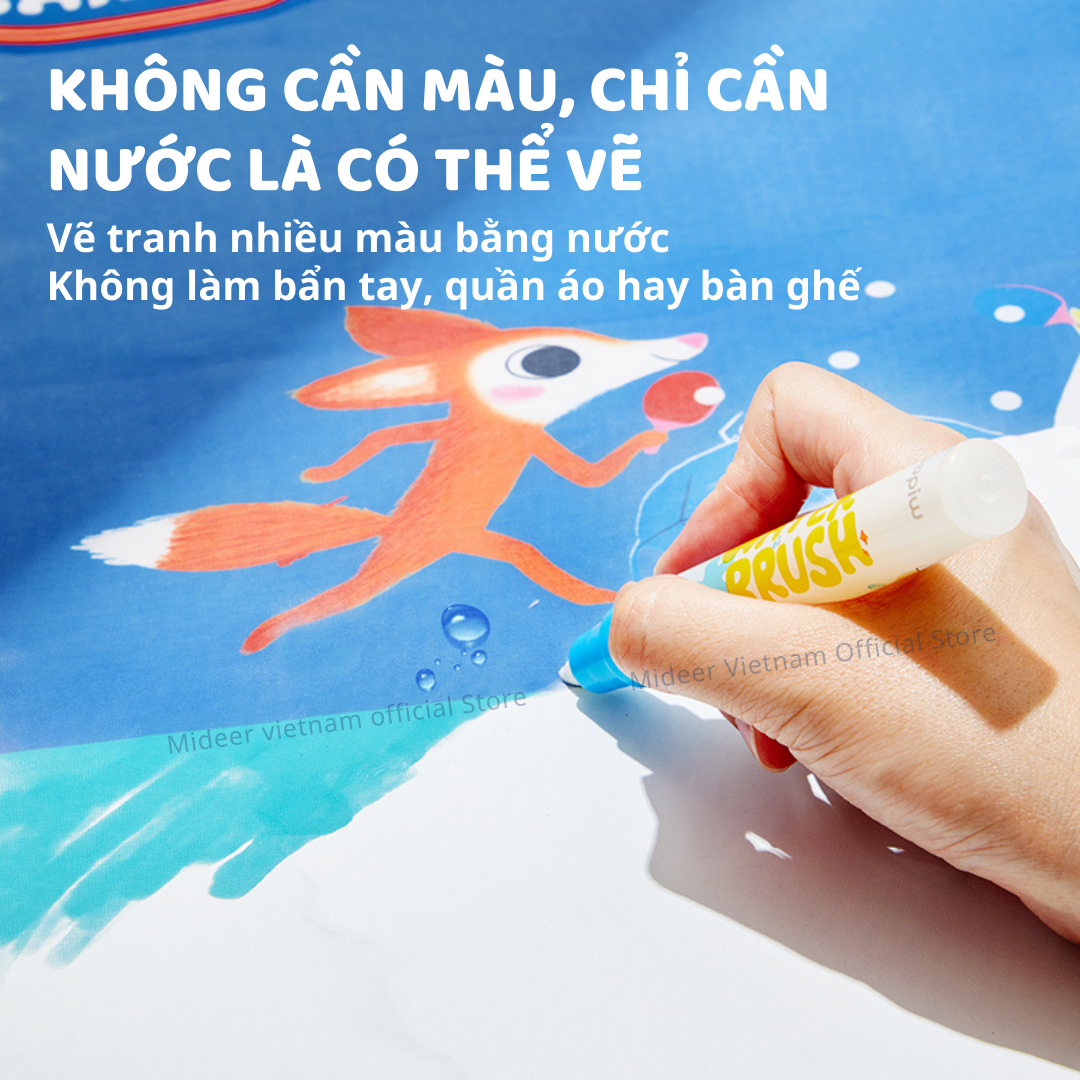 Thảm Vẽ Tranh Màu Nước Mideer Magic Water Doodle Mat (3)
