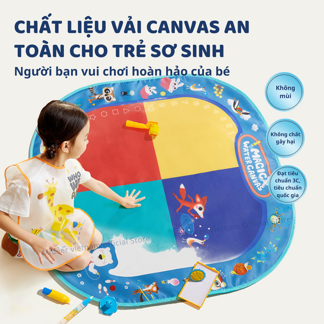 Thảm Vẽ Tranh Màu Nước Mideer Magic Water Doodle Mat (4)