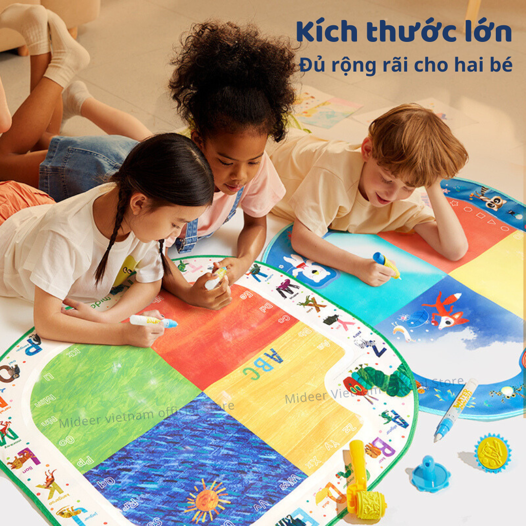 Thảm Vẽ Tranh Màu Nước Mideer Magic Water Doodle Mat (9)