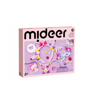 Kẽm nhung làm hoa, kẹp tóc handmade Mideer Chenille Stem Craft Collection 8+