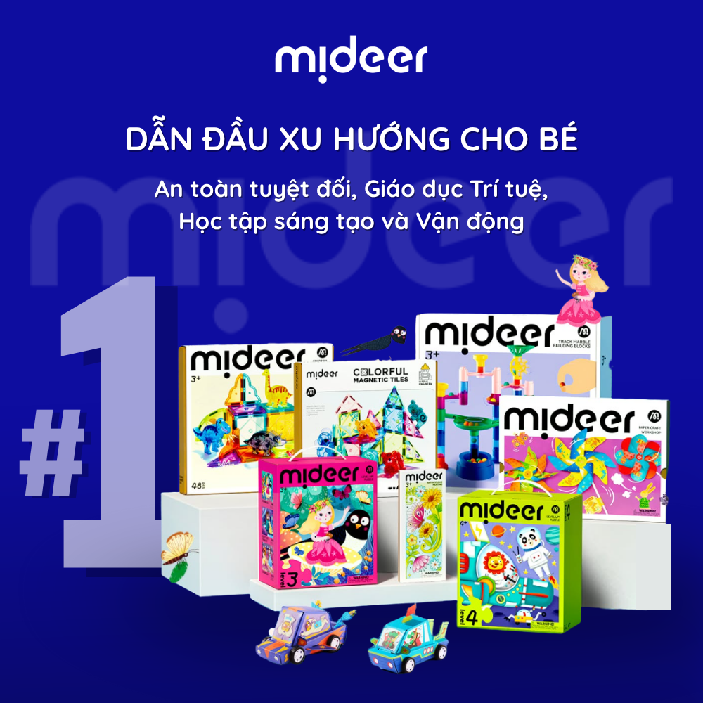 Mideer Việt Nam Tìm Kiếm Đối Tác Phân Phối Đồ Chơi Giáo Dục Toàn Quốc