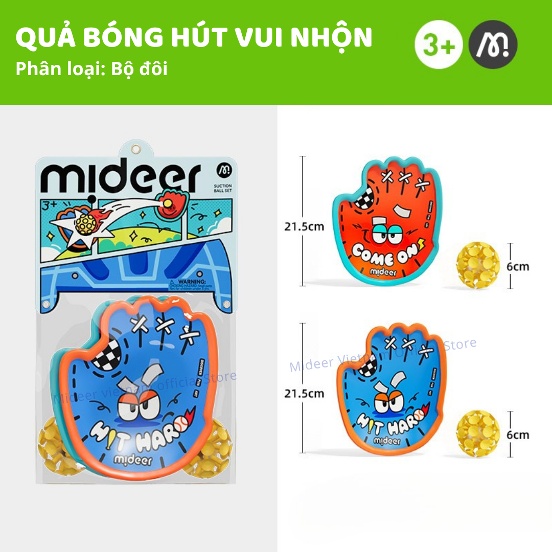 Bộ vợt ném bóng dính Mideer